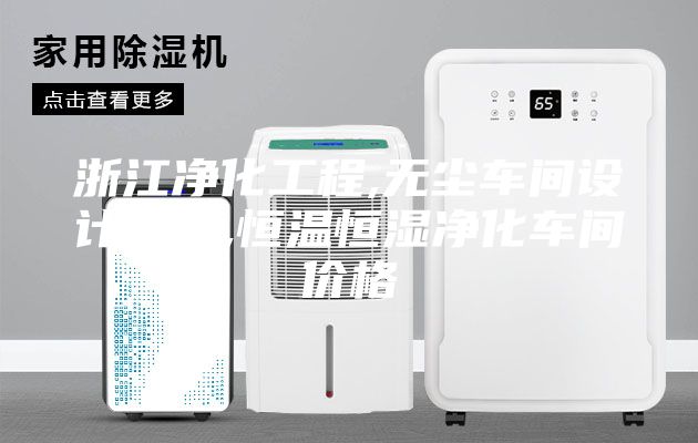 浙江凈化工程,無塵車間設計裝修,恒溫恒濕凈化車間價格