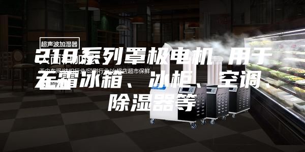 218系列罩極電機 用于無霜冰箱、冰柜、空調、除濕器等